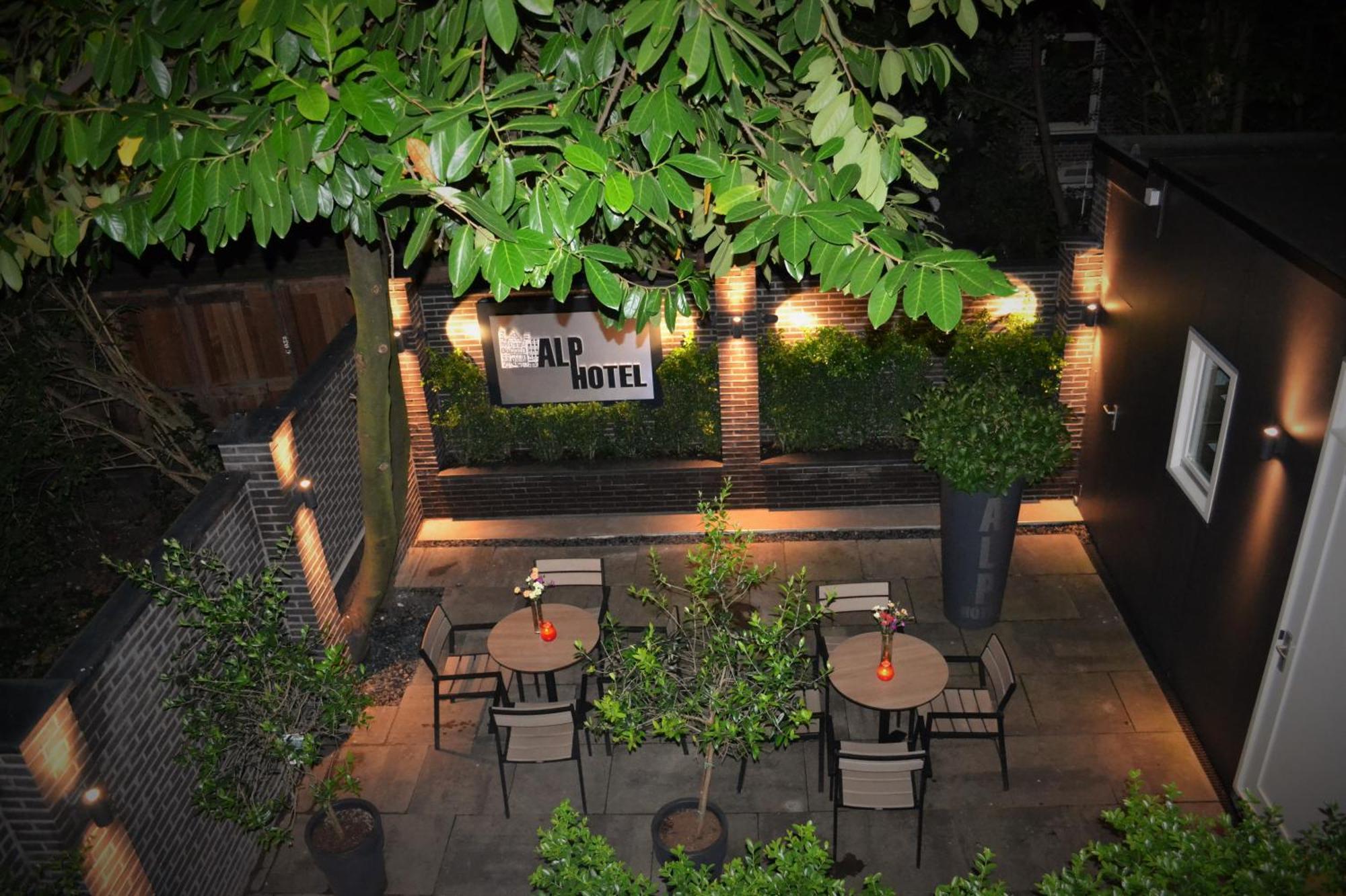 Alp Hotel Amsterdam Bagian luar foto