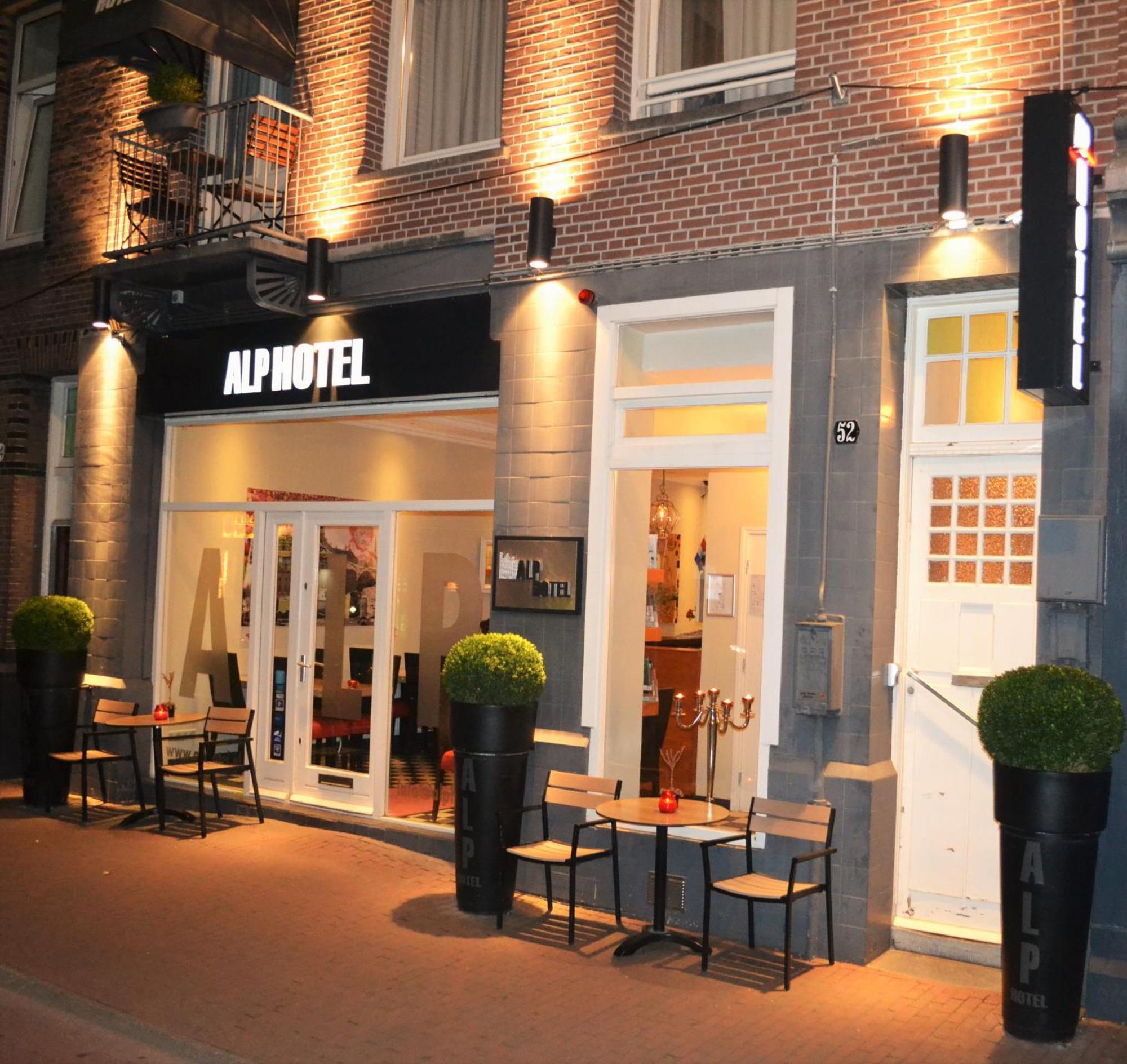 Alp Hotel Amsterdam Bagian luar foto